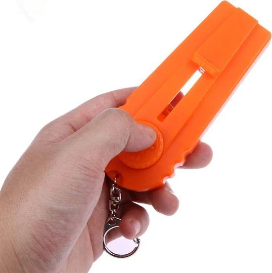 Merkloos Bierdopschieter - Bieropener - Oranje 6 Merkloos Bierdopschieter - Bieropener - Oranje - Afbeelding 4