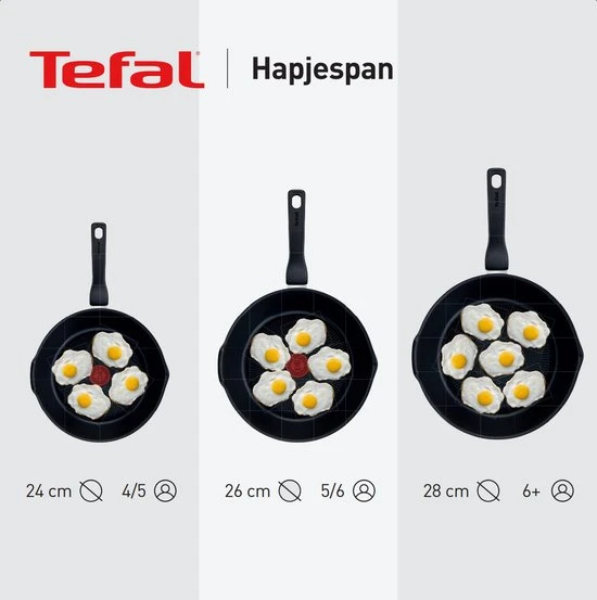 Tefal Robusto - Hapjespan - Ø26 Cm - Met Deksel 14 Tefal Robusto - Hapjespan - Ø26 Cm - Met Deksel - Afbeelding 12