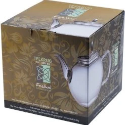 Feelino 1300 Ml Thee- En Koffiepot Met Zeef In Tuit En Glazen Deksel, Ideaal Voor 2 Personen, Special Edition Vaatwasmachinebestendig, Hittebestendig, Hoogwaardig Borosilicaatglas -Tefal Shop 550x556 8