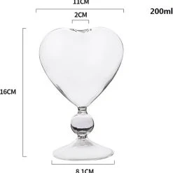 Malinsi Cocktail Glazen Hartvorm - 2 Stuks - Liefde Cocktailglazen - 200ml Ook Beschikbaar In Cocktailset - Gin Tonic Set - Liefde - Housewarming Cadeau Voor Man & Vrouw - Sinterklaas & Kerst -Tefal Shop 550x557 1