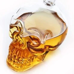 OS Oak & Steel ENGLAND Doodskop Whiskey Karaf (500ml) Met 6 Skull -Tefal Shop 550x564 5