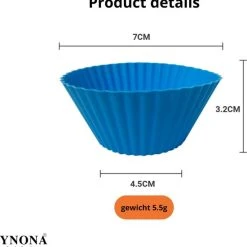 YNONA Daily Products Cupcake Vormpjes 12 Stuks - 12 Siliconen Cupcakes 15 YNONA Daily Products Cupcake Vormpjes 12 Stuks - 12 Siliconen Cupcakes -Tefal Shop 550x566 2