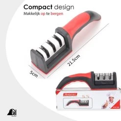 HCK - Messenslijper - 3 Stappen Messenslijper – Messen Slijper – Doortrekslijper – Messlijper – Mes Slijper - BBQ - Ergonomisch - Anti Slip -Tefal Shop 550x568 2