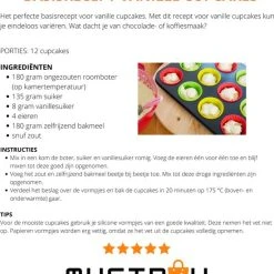 YNONA Daily Products Cupcake Vormpjes 12 Stuks - 12 Siliconen Cupcakes 18 YNONA Daily Products Cupcake Vormpjes 12 Stuks - 12 Siliconen Cupcakes -Tefal Shop 550x590 7