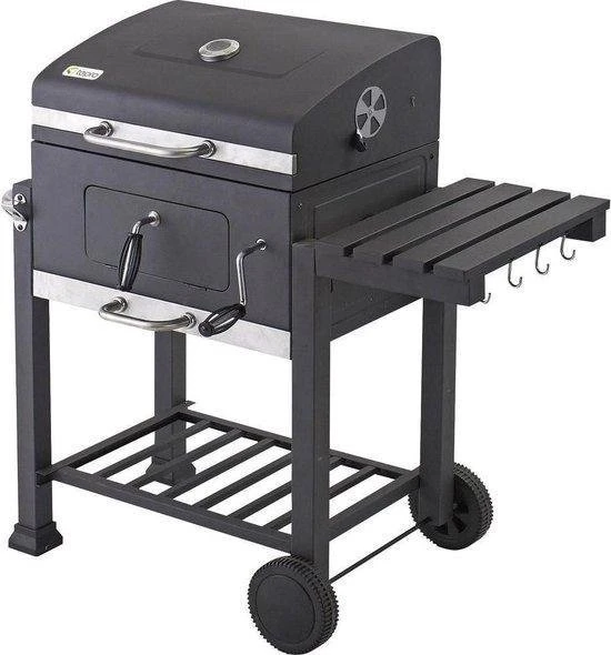 Tepro Toronto Click Barbecue Bbq Houtskool - Grilloppervlak (LxB) 56 X 42 Cm - Met Thermometer In De Deksel - RVS - Houtskoolbarbecue 3 Tepro Toronto Click Barbecue Bbq Houtskool - Grilloppervlak (LxB) 56 X 42 Cm - Met Thermometer In De Deksel - RVS - Houtskoolbarbecue