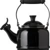 Le Creuset Demi Fluitketel - 1,1 L - Ebbenzwart