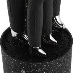 EDENBERG Edënbërg Black Line - Messenset Met Universele Messenhouder - 6 Delig - Ø 11 Cm -Tefal Shop 550x602 2