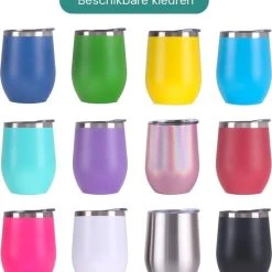 Drinkbeker - Thermosbeker - Beker - Koffiebeker To Go - Dubbelwandig - RVS - Rood - Able & Borret -Tefal Shop 550x603 1