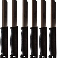 Solingen Schilmesje - RVS Met Kartel - Zwart - 10 Stuks