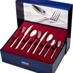 Sola Bestekset Luxor - Modern - 6 Persoons - 50 Delig - Zilverwit Edelstaal 18/10 - RVS - Zilver 11 Sola Bestekset Luxor - Modern - 6 Persoons - 50 Delig - Zilverwit Edelstaal 18/10 - RVS - Zilver -Tefal Shop 550x617 2