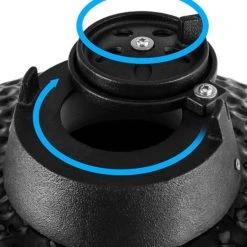 Patton Kamado Grill 13" - Keramisch - Kookoppervlak Ø 28 - Mat Zwart 17 Patton Kamado Grill 13" - Keramisch - Kookoppervlak Ø 28 - Mat Zwart -Tefal Shop 550x619