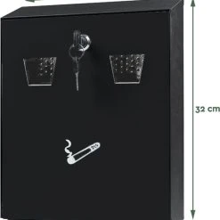 BRASQ Asbak Wandasbak Zwart AT100 -Tefal Shop 550x625 1