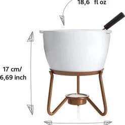 Boska Choco Fondue Marie - Chocolade Fondue - Au-Bain Marie - 550 Ml -Tefal Shop 550x628
