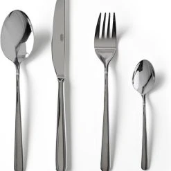 Gero Ellen Bestekset - 24 Stuks - 6 Persoons - Glanzend Staal