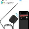 BotsBats® - Digitale BBQ Thermometer - Barbeque En Keuken Accessoires - Draadloze Vleesthermometer - Bluetooth Met App - Batterij Inbegrepen - Kernthermometer Draadloos - Cadeau Tip Voor Mannen -Tefal Shop 550x647