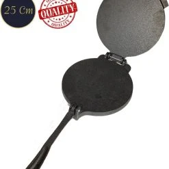 Chefs Cuisine Tortilla Pers - Roti Maker - Tortilla - Gietijzer - ⌀25cm - Incl. Receptenboek