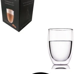 GLAEZ - Dubbelwandige Glazen - Latte Macchiato - Thermoglazen - Theeglazen - Handgeblazen - 350 Ml -Tefal Shop 550x676 2