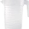 Forte Plastics - Schenkkan Met Deksel - Kunststof - Wit - 1 Liter