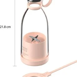 Merkloos Oplaadbare Blender - Blender To Go - Draagbare Blender - Shakebeker Met Mixer - Shaker - Shake Beker - Shakes - Mini Blender - Smootie Maker - Smoothie Mixer - Portable - Draadloos -Tefal Shop 550x696