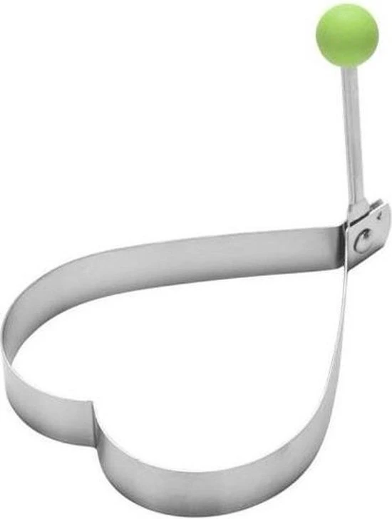 Merkloos Bakvormen Gebakken Ei - Hart - Metaal 3 Merkloos Bakvormen Gebakken Ei - Hart - Metaal