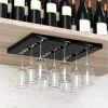 Cynergie Wijnglazenhouder Ophangbaar- Ophangrek Voor 3 Wijnglazen - Wijnglazenrek - Wijnrek - Glazenrek Hangend - Black Friday 2022 Deals - Schoencadeautjes