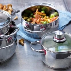 WMF Quality One Pannenset 5-delig - RVS 20 WMF Quality One Pannenset 5-delig - RVS -Tefal Shop 550x731