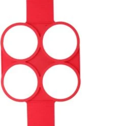 Merkloos Jumada's Bakvorm Voor In De Koekenpan - Bakvorm Flipper - Pannenkoek Vorm - Ei Of Poffertjes - Siliconen - Grote Rondjes Vorm