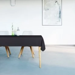 Mistral Home - Tafelkleed Waterafstotend - 150x250 Cm - Zwart