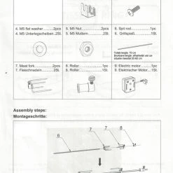 Jx BBQ Draaispit Rotisserie Kit (motor En RVS Spit En Vleesvorken) 70 Cm 12 Jx BBQ Draaispit Rotisserie Kit (motor En RVS Spit En Vleesvorken) 70 Cm -Tefal Shop 550x784 1