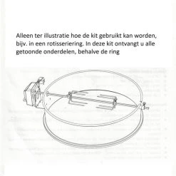 Jx BBQ Draaispit Rotisserie Kit (motor En RVS Spit En Vleesvorken) 70 Cm 11 Jx BBQ Draaispit Rotisserie Kit (motor En RVS Spit En Vleesvorken) 70 Cm -Tefal Shop 550x784
