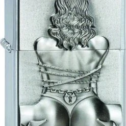 Zippo Aansteker Bondage Girl Emblem