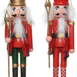 Kaemingk Kerst Notenkraker Plastic Classic Design 2Ass L 6.00 - W 5.00 - H 17.00cm