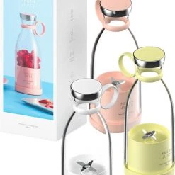 Merkloos Oplaadbare Blender - Blender To Go - Draagbare Blender - Shakebeker Met Mixer - Shaker - Shake Beker - Shakes - Mini Blender - Smootie Maker - Smoothie Mixer - Portable - Draadloos -Tefal Shop 550x809