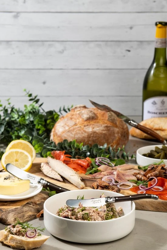 Laguiole Style De Vie Botermessen Premium Line - 4-delig - Dark Wood 8 Laguiole Style De Vie Botermessen Premium Line - 4-delig - Dark Wood - Afbeelding 6