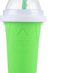 SimpleLiving Slush Puppy Beker Groen - Slush Beker Maker Groen- Slushy Cup Green - DIY Smoothie Cup Green